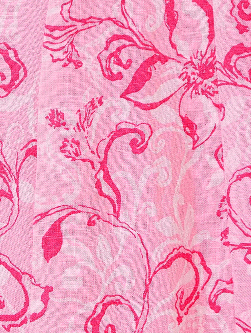 Lilly Pullitzer Conch Shell Pink Calina Linen Midi Dress Flamingle Garden 2 NWT - Picture 5 of 12